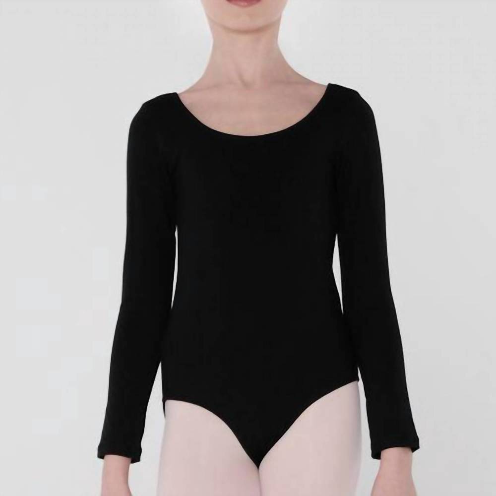 NEW WEAR MOI sarabande leotard in black